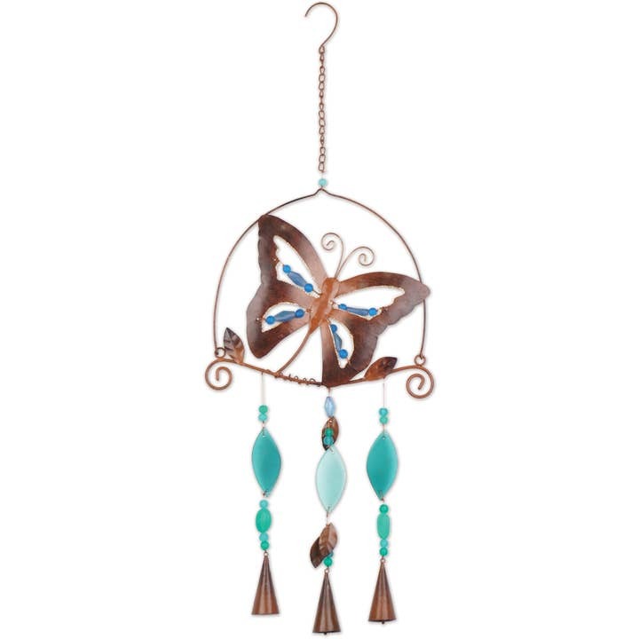 Boho Butterfly Wind Chime