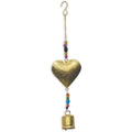 Boho - Heart Bell, Gold