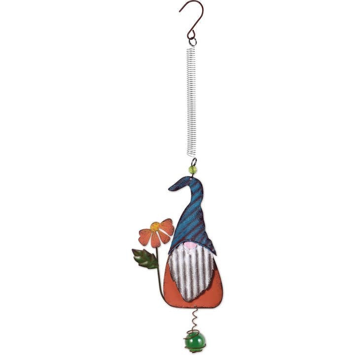 Gnome with Sunflower Hand Painted Mobile Bouncy
