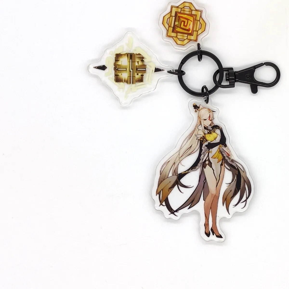 Genshin Impact Eye of God Weapon 'Ningguang' Keyring Acrylic Keychain