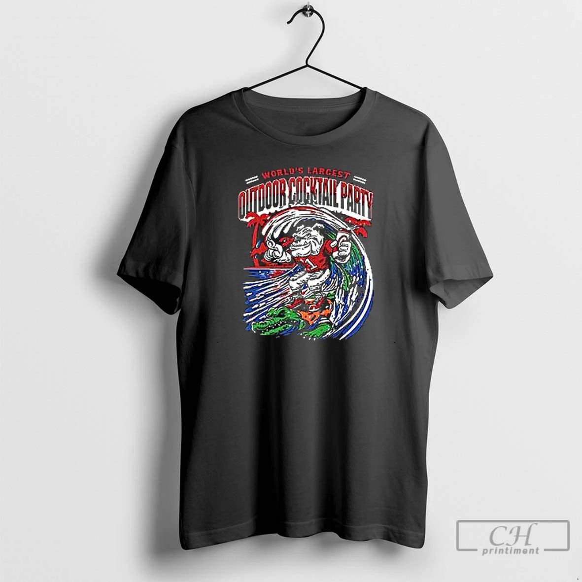 Premium Georgia Bulldogs Worlds Largest Outdoor Cocktail Party T Shirts Unisex T-shirt, Sweatshirt, Hoodie, Long Sleeve Tee
